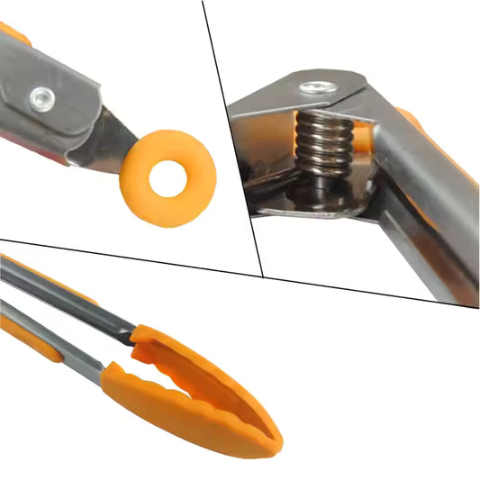 Siliconen keukentang 34 cm – hittebestendig – RVS – 6 kleuren - 15% korting vanaf 2 stuks - voor Sinterklaas en Kerst