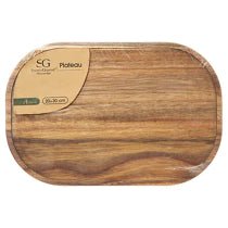 Acaciahouten serveerplank 30×20 cm – stijlvol & natuurlijk - THINGS - TO - BUY