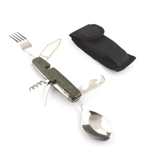 campingbestek set opvouwbaar zakmes BINNENKORT VERWACHT - THINGS - TO - BUY