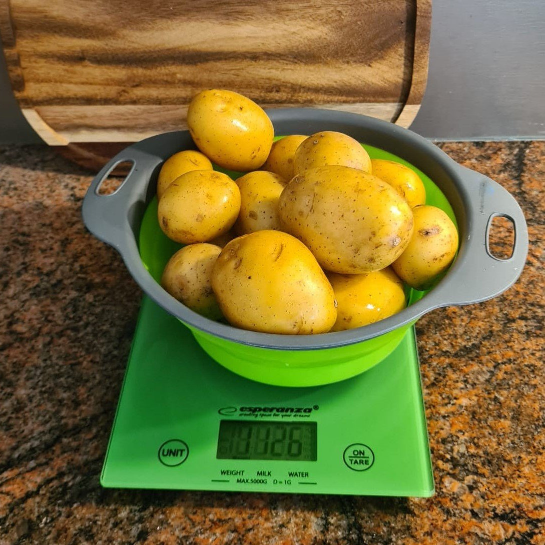 Digitale keukenweegschaal 5 kg – groen - THINGS - TO - BUY - voor Sinterklaas en Kerst