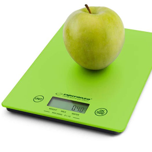 Digitale keukenweegschaal 5 kg – groen - THINGS - TO - BUY - voor Sinterklaas en Kerst
