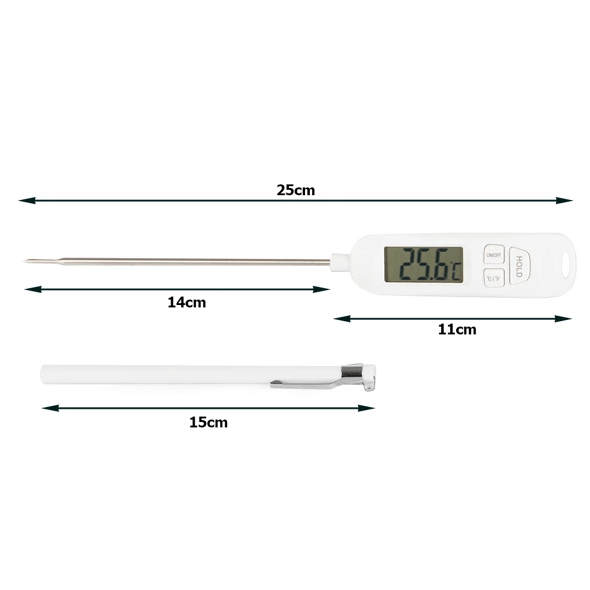 Koken zonder giswerk – digitale keukenthermometer met thermosonde, snel & nauwkeurig - THINGS - TO - BUY