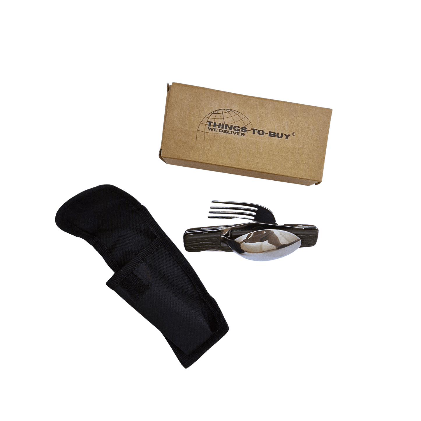 campingbestek set opvouwbaar zakmes BINNENKORT VERWACHT - THINGS - TO - BUY