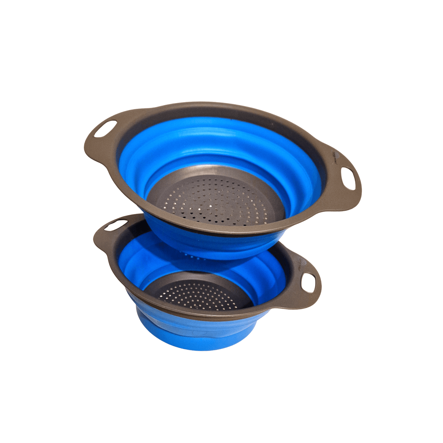 Opvouwbare siliconen vergiet set – 2-delig – BPA-vrij – hittebestendig – vaatwasserbestendig - voor Sinterklaas en Kerst