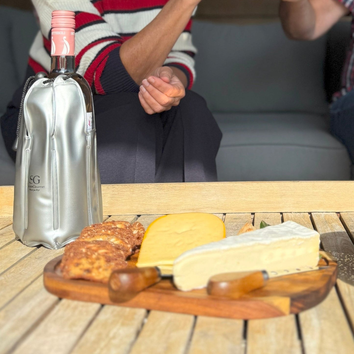 Stijlvol en praktisch – herbruikbare PVC wijnkoeler, invriesbaar voor elk drankje - THINGS - TO - BUY
