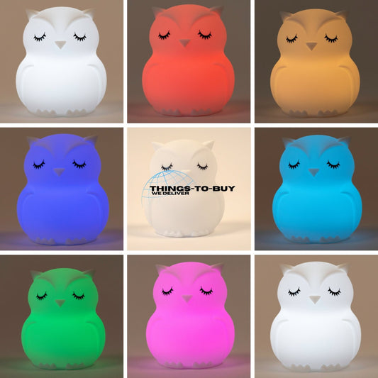 Zo helpt zacht licht kinderen beter slapen – een uil nachtlampje