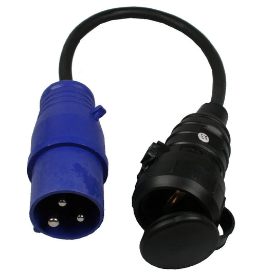 CEE naar Schuko adapterkabel 16A IP44 – 230V 3500W