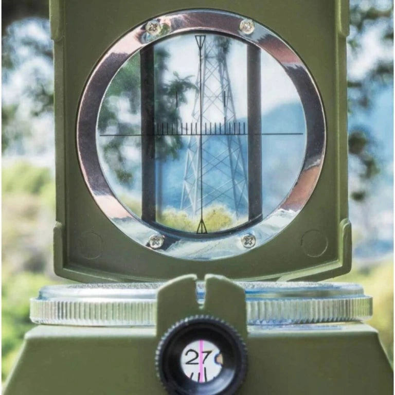 Military compass with sight – precision outdoor compass with metal housing
