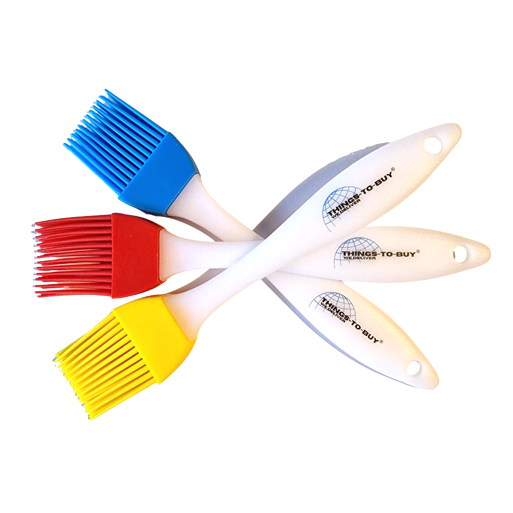 Siliconen bakkwasten set 17cm – 3 - delig – rood, blauw en geel – hittebestendig & BPA - vrij - THINGS - TO - BUY
