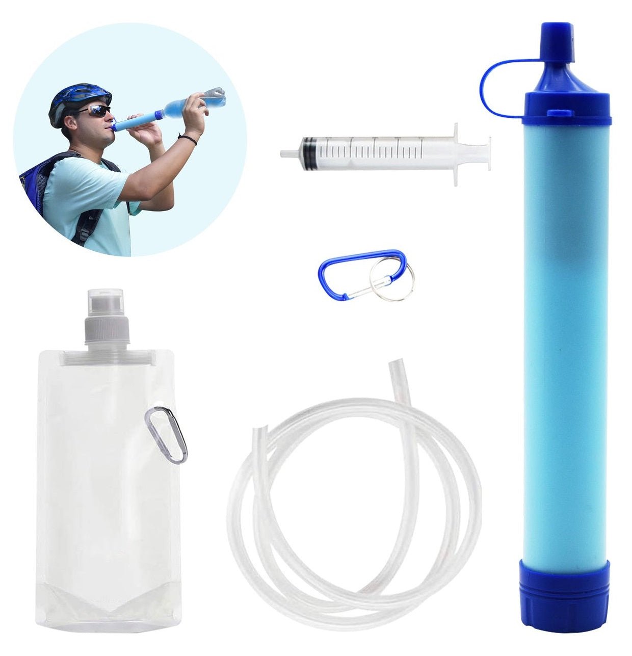 Altijd schoon en veilig drinkwater – waterfiltersets voor outdoor en noodsituaties (2 STUKS) - THINGS - TO - BUY