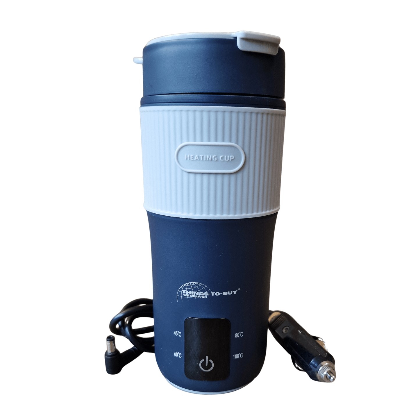 Altijd warme drank onderweg – elektrische waterkoker thermosbeker 12V/24V, 400 ml, instelbare temperatuur - THINGS - TO - BUY