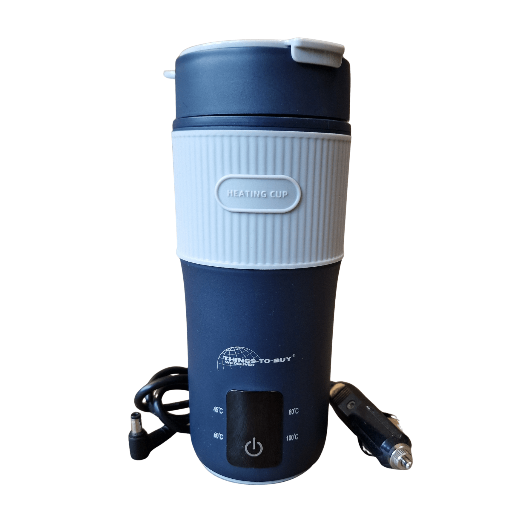 Altijd warme drank onderweg – elektrische waterkoker thermosbeker 12V/24V, 400 ml, instelbare temperatuur - THINGS - TO - BUY