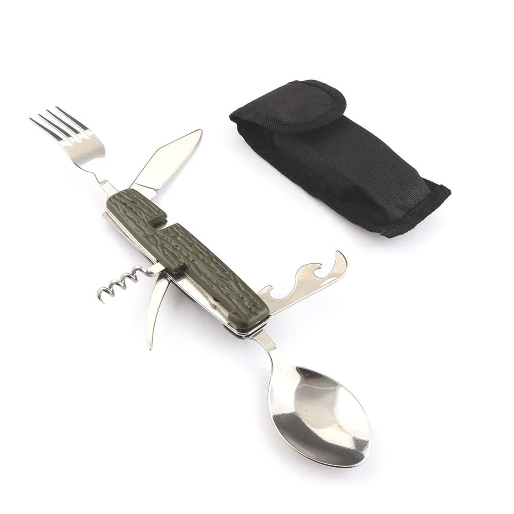 campingbestek set opvouwbaar zakmes BINNENKORT VERWACHT - THINGS - TO - BUY