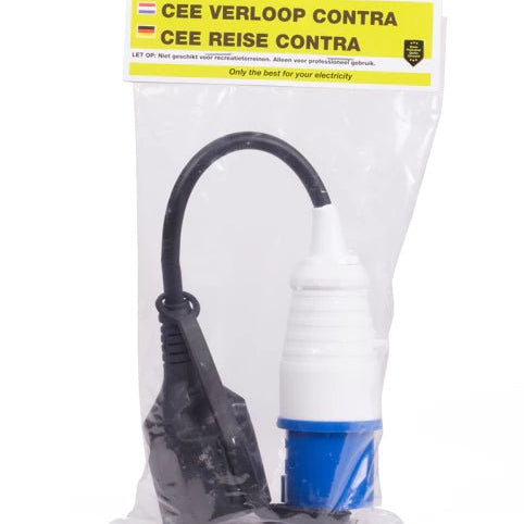 CEE naar Schuko adapterkabel 16A IP44 – 230V 3500W - THINGS - TO - BUY