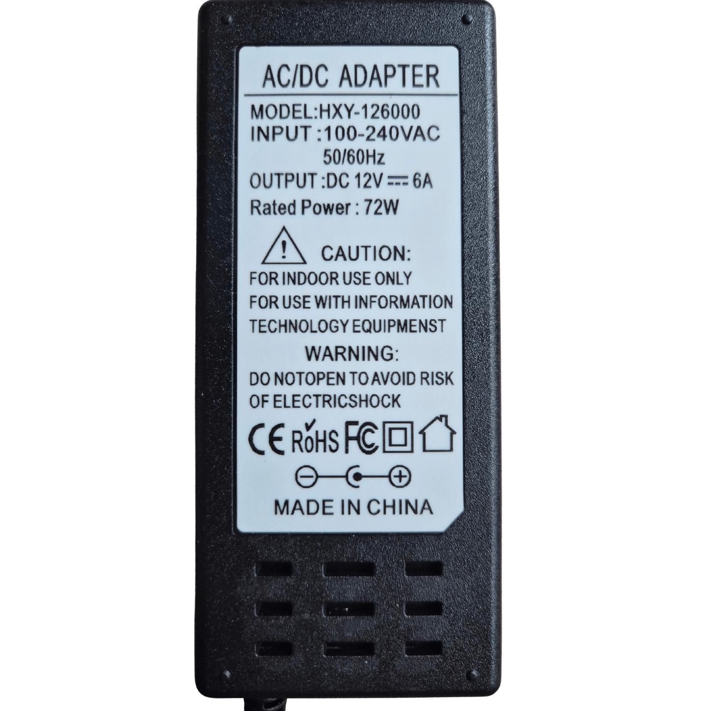 Omvormer 220V naar 12V – 6A (72W)