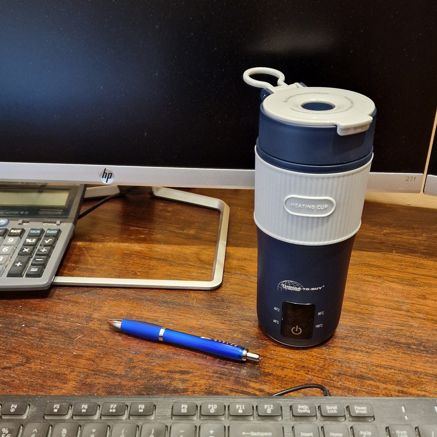 Elektrische waterkoker thermosbeker 12V/24V + 10A omvormer – verwarmt tot 100°C - THINGS - TO - BUY