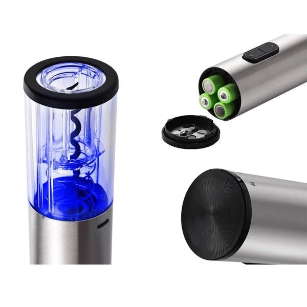 Flessen moeiteloos open – elektrische kurkentrekker met LED en foliesnijder, stijlvol & praktisch - THINGS - TO - BUY