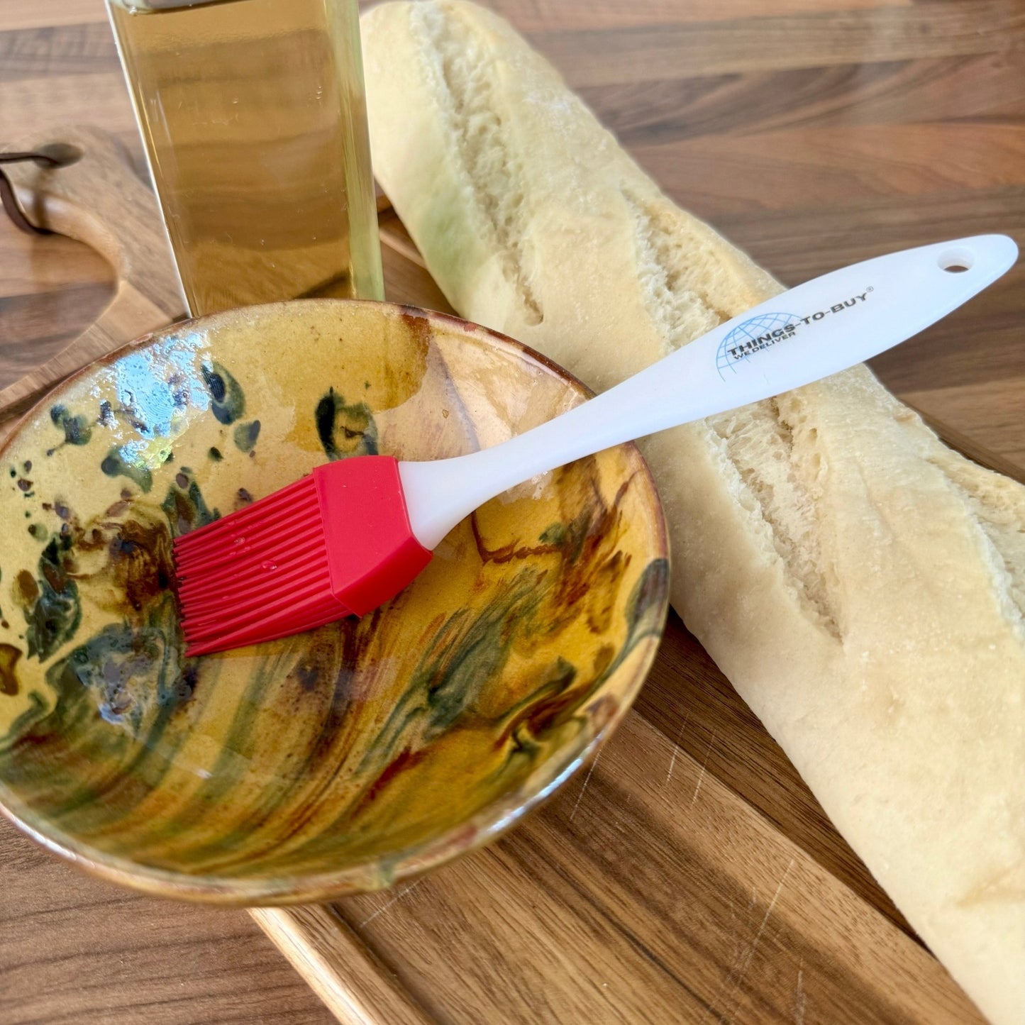Handig bakken – siliconen bakkwast 17 cm, 3 kleuren, BPA - vrij & hittebestendig - THINGS - TO - BUY