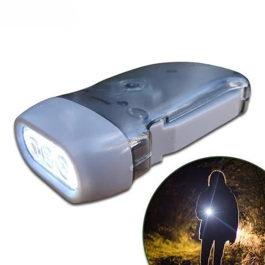 Knijpkat zaklamp – handdynamo zonder batterijen – compact LED - model - THINGS - TO - BUY