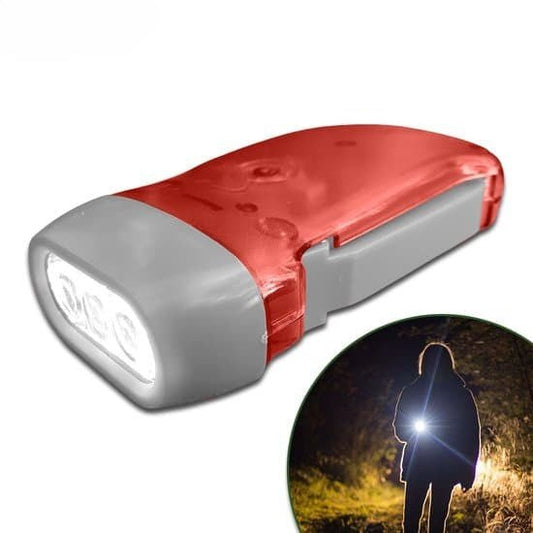 Knijpkat zaklamp – handdynamo zonder batterijen – compact LED - model - THINGS - TO - BUY