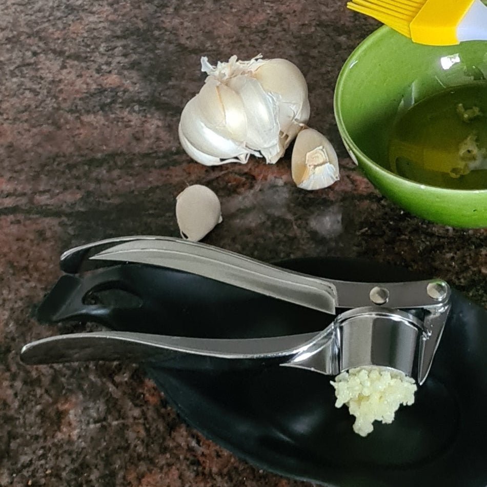 Knoflook gemakkelijk geperst – ergonomische knoflookpers, duurzaam & vaatwasserbestendig - THINGS - TO - BUY