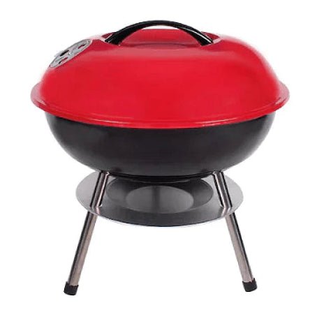 Kogelbarbecue 35,5 cm met deksel – houtskool BBQ - THINGS - TO - BUY