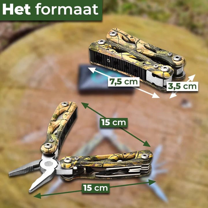 Multitool 11 - in - 1 – Onmisbaar voor Outdoor & Avontuur - THINGS - TO - BUY
