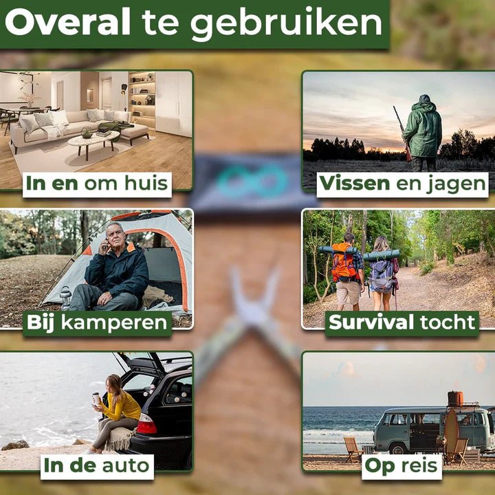 Multitool 11 - in - 1 – Onmisbaar voor Outdoor & Avontuur - THINGS - TO - BUY