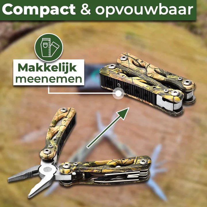 Multitool 11 - in - 1 – Onmisbaar voor Outdoor & Avontuur - THINGS - TO - BUY