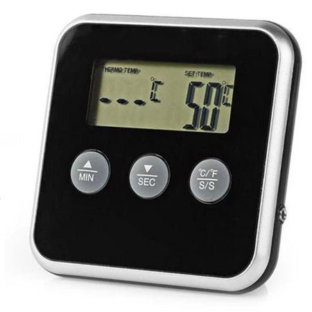 Perfecte garing elke keer – digitale thermometer met thermosonde, direct afleesbaar - THINGS - TO - BUY