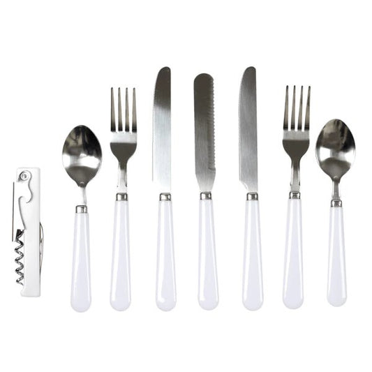 Picknick bestekset voor 2 personen – compleet in draagtas - THINGS - TO - BUY