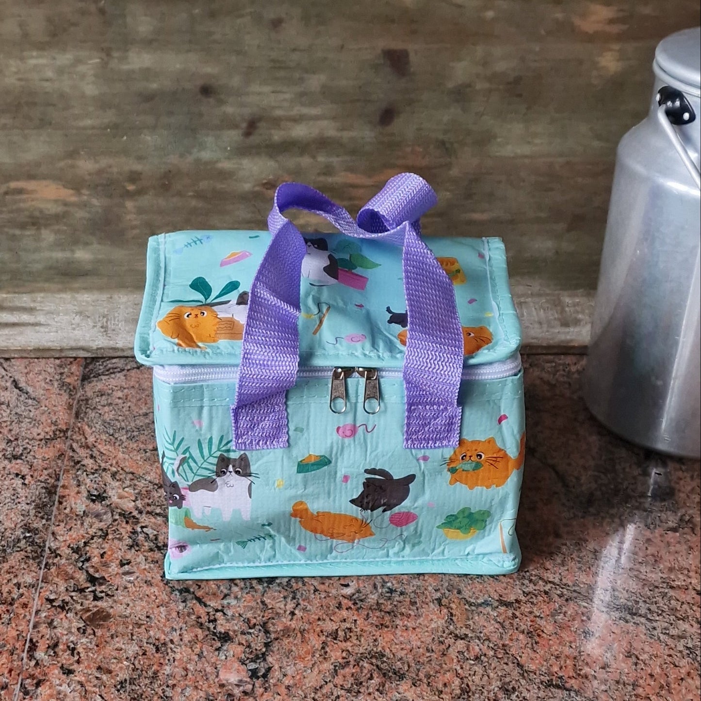 RPET Koeltas Cats – Kleine duurzame geïsoleerde kinderpicknicktas - THINGS - TO - BUY