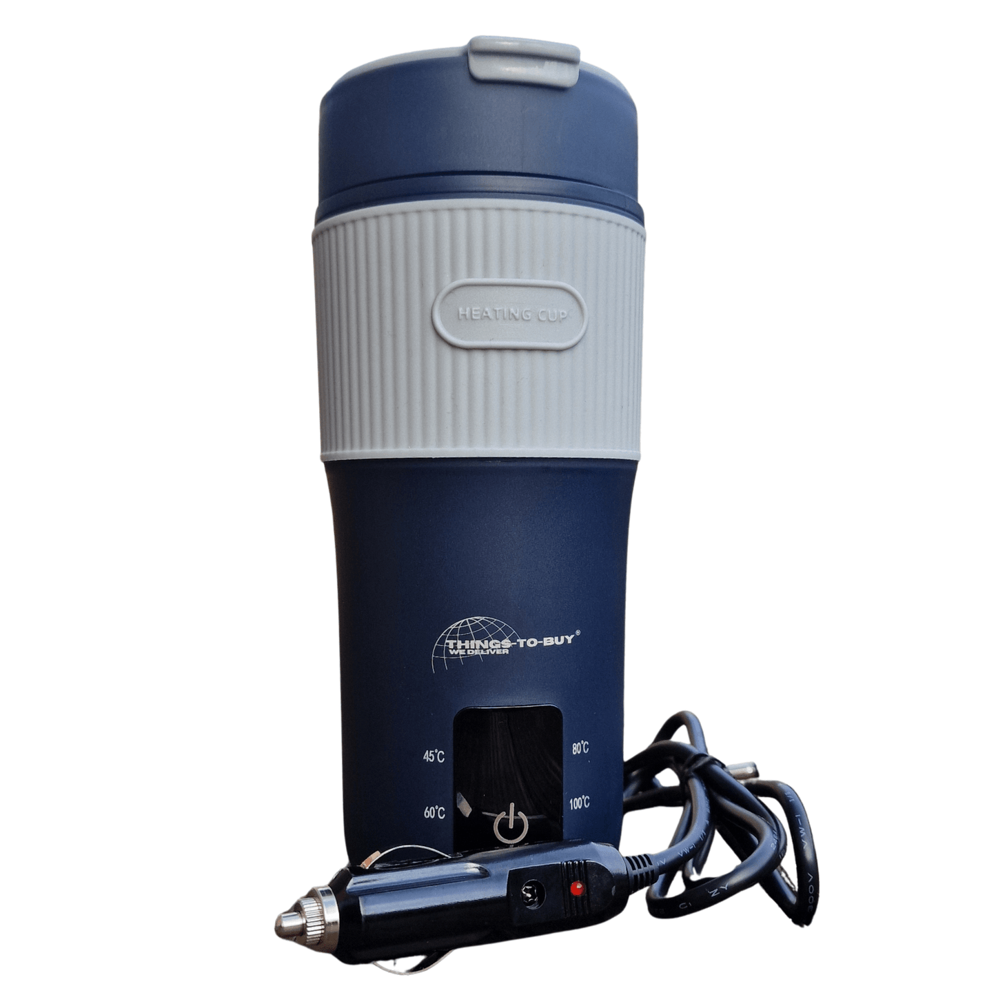 Warme drank onderweg – elektrische waterkoker thermosbeker 12V/24V, 400 ml, instelbare temperatuur - THINGS - TO - BUY